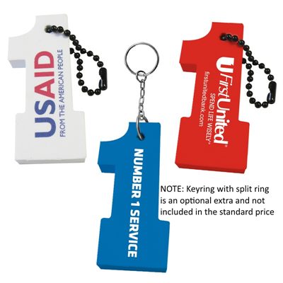 One Shaped Floating Keyring