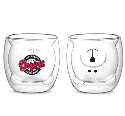 Noli Bear Double Wall Glass