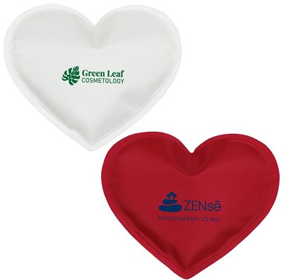 Nylon Covered Heart Hot Cold Pouch