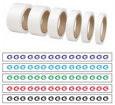 One Colour Printed BOPP White Packaging Tape