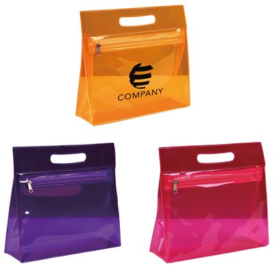 Santorini Transparent Cosmetic Pouch