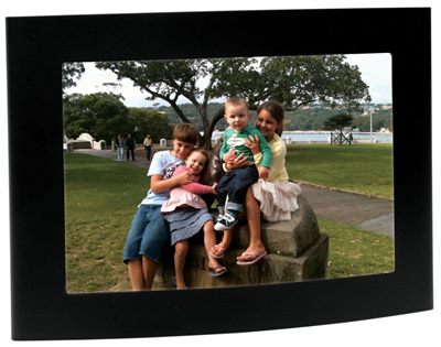 Optic Matt Black Photo Frame