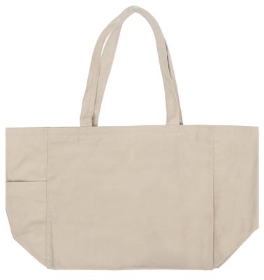 Oro Natural Canvas Shopping Tote