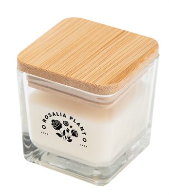 Ortona Soy Wax Candle With Bamboo Lid