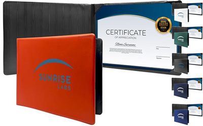 Padded Landscape Certificate Holder