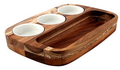 Piazza Medium Dipping Plate Set