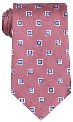 Pink Coloured Mendoza Polyester Tie