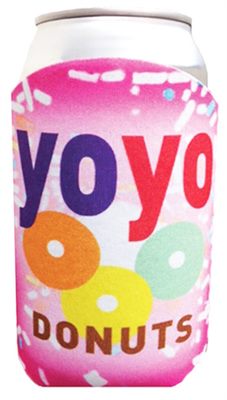 Pink Donut Designed Stubby Holder