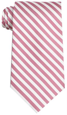 Pink White Coloured Winchester Polyester Tie