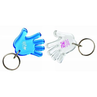 Plastic Hand Key Tag