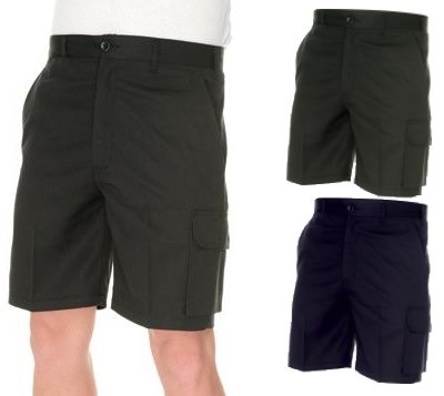 Polyester Cargo Shorts with Stain Release are specifically designed fo