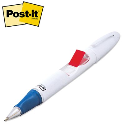 Post-it® Duo Blue Ink Pen & Flag