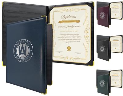 Premium Portrait Certificate Holder