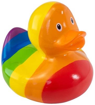 Pride Rainbow Rubber Duck