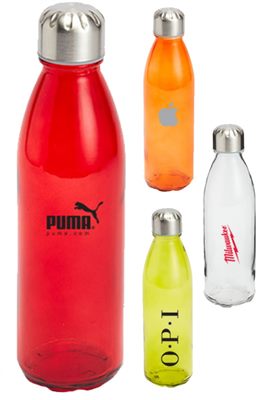Primo 600ml Glass Drink Bottle