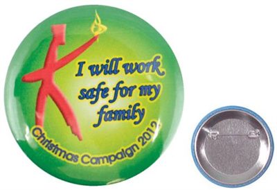 Promo Two Piece Round Button Badge
