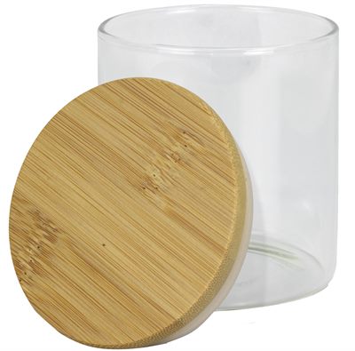 PureView Bamboo Lid Small Storage Canister