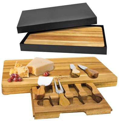 Rectangular Acacia Wood Cheese Board