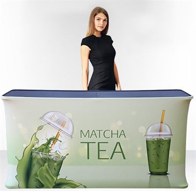 Rectangular Fabric Display Counter