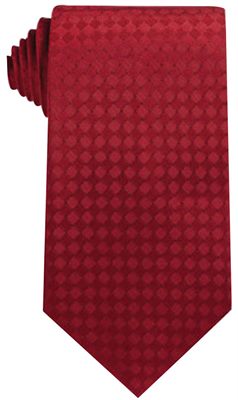 Red Coloured Aberdeen Polyester Tie