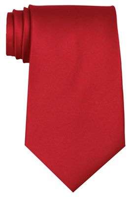 Red Coloured Polyester Tie
