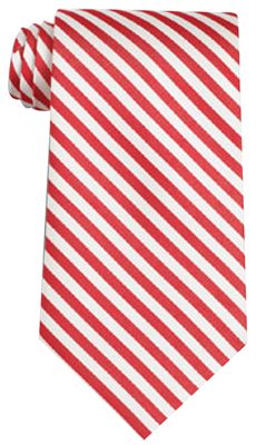 Red White Coloured Winchester Polyester Tie