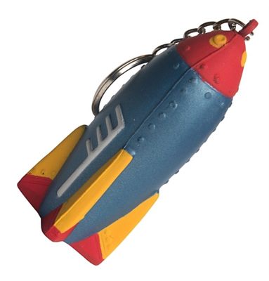 Rocket Stress Toy Key Chain