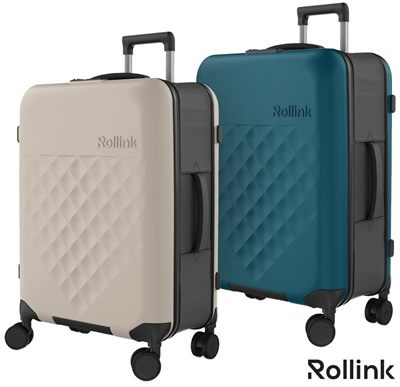 Rollink Flex 360 Spinner Carry On Collapsible Luggage