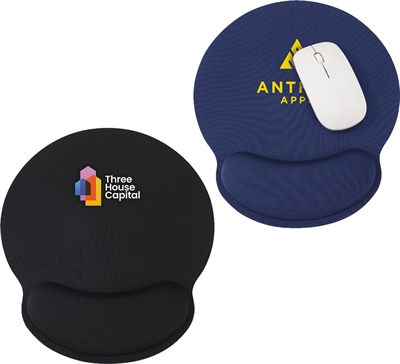 Round Foam Wrist Rest Mouse Pad