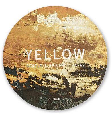 Round Full Colour Frosted Metal Coaster