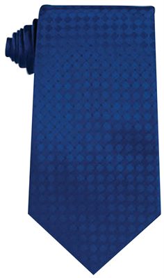 Royal Blue Coloured Aberdeen Polyester Tie