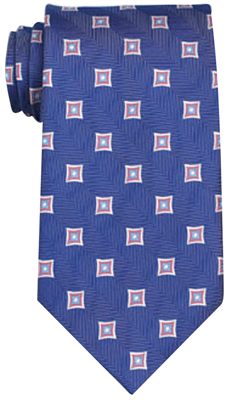 Royal Blue Coloured Mendoza Polyester Tie