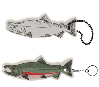 Salmon Shape EVA Floating Keyring