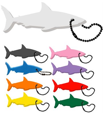 Shark Shape EVA Floating Keyring