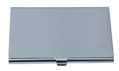 Shiny Stainless Steel Card Holder