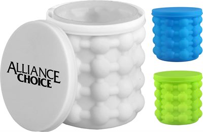 Silicone Ice Cube Maker & Mini Bucket