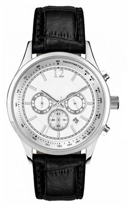 Silver Chronograph Watch