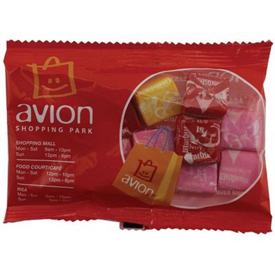 Small Wide Bag Loaded With Starbursts