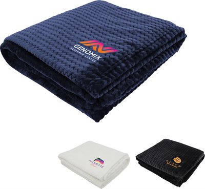 Soft Textured Throw Blanket