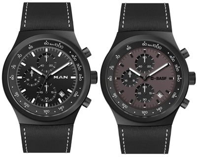 Solitude Black Chronograph