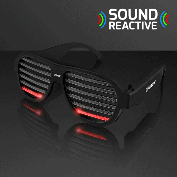 Sound Reactive Rechargeable Equalizer Shades