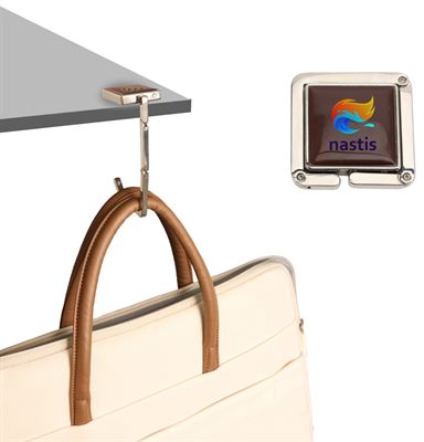 Square Foldable Bag Holder Desk Hook