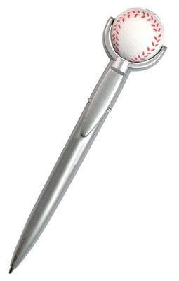 Squeezie Baseball Top Pen