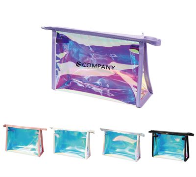 Celestia Holographic Transparent Cosmetic Bag