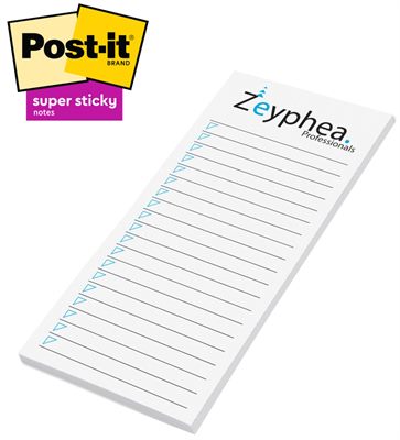 Super Sticky 2 3/4in x 6in Post-it® Notes