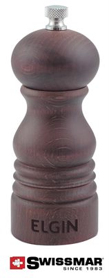 Swissmar® 140mm Walnut Castell Wooden Pepper Grinder