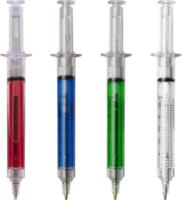 Syringe Shaped Novelty Pen