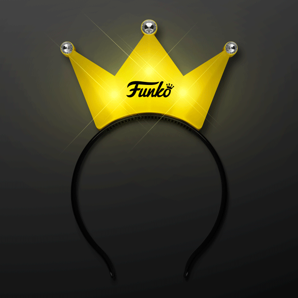 Tiara Crown With Flashing Yellow LED