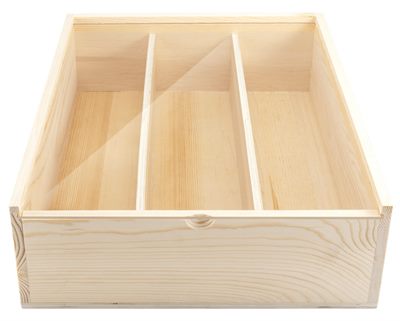 Triple Bottle Pine Wine Box