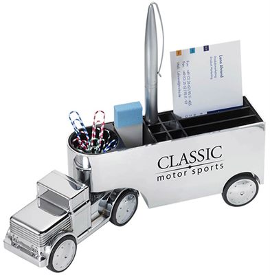 Troika Truck Paperweight & Stationery Holder